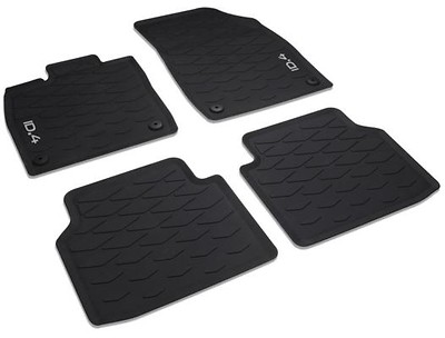 Allwetterfußmatten  vorne und hinten, Titanschwarz, Linkslenker