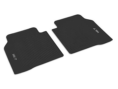 Allwetterfußmatten  hinten, Schwarz