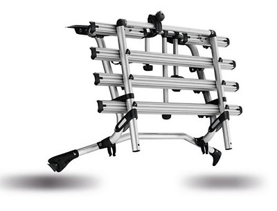 Fahrradträger für die Heckklappe: max. 4 Fahrräder, max. 60kg, nicht für elektrische Heckklappe