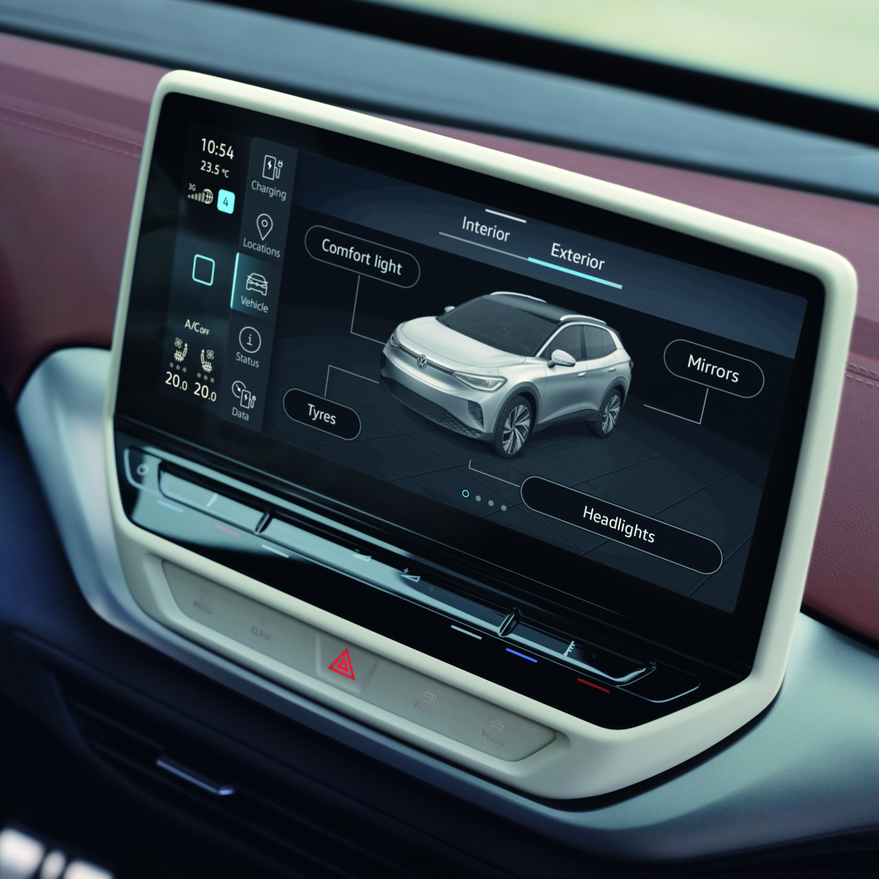 Infotainment Anzeige des ID.4