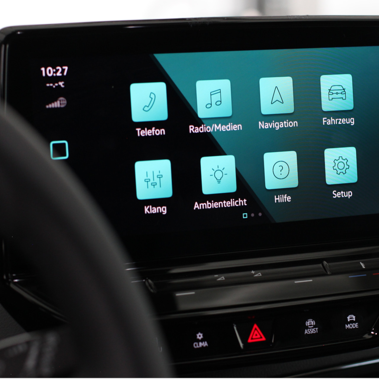Infotainment-System des VW ID.3