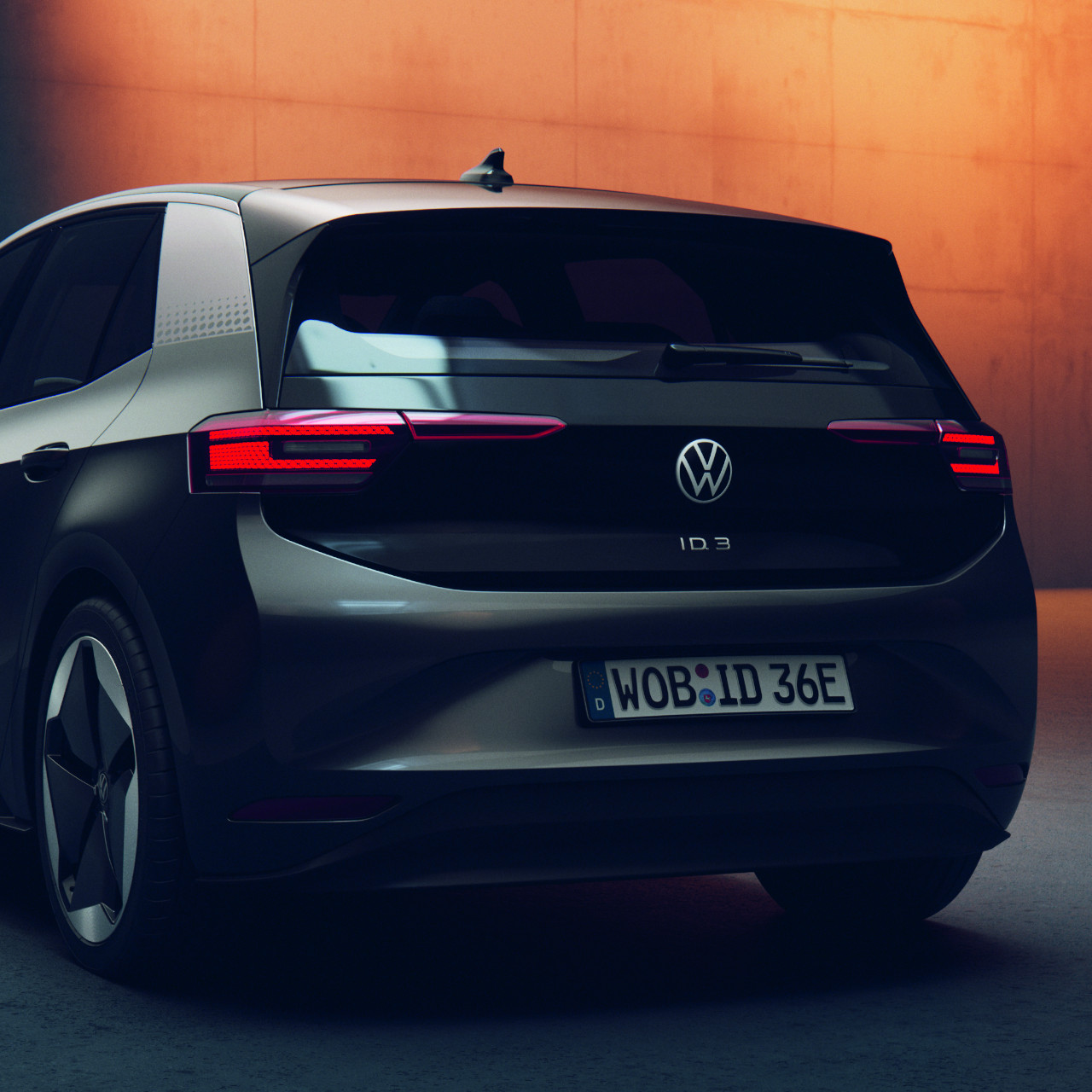 Heckansicht des ID.3